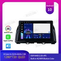 9'' Android 10.0 Car multimedia Player Stereo Radio for Mazda CX5 CX-5 2012~2015 GPS Navigation Bluetooth 4G USB Carplay DSP