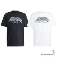 【下殺】Adidas 短袖上衣 男裝 純棉 黑/白【運動世界】IS0204/IS2946