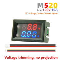 DC 100V Current Power Meter Dual LED Display 10A Voltage Current Meter Tester Multifunctional Digital Volt Meter Instrument Tool