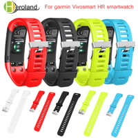 Watch Bands Replacement Sports Silicone Bracelet Wrist Strap Split Bracelet Band For garmin Vivosmart HR smartwatch With Tools