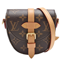 LV M46643經典Micro Chantilly系列Monogram帆布斜背包