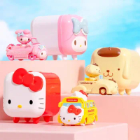 Hello Kitty Melody Cinnamoroll Pochacco Bad Badtz-Maru The Rider Family Series Sanrios Action Figure Toys Dolls Gifts for Kids