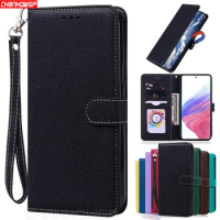 A23 A33 A53 A73 5G Case Book Leather Wallet Flip Phone Cases For Samsung Galaxy A23 A33 A53 A73 5G Shockproof Soft Silicon Cover