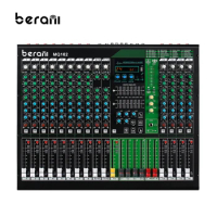 Berani MQ162 Large Recording 16 Channel Professional Audio Mixer