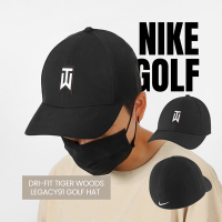 Nike 高爾夫球帽 Dri-FIT Tiger Woods Legacy91 男女款 黑 透氣 帽子 DH1344-010