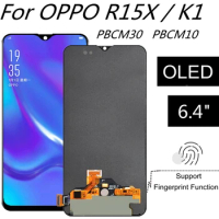 6.4 OLED For OPPO K1 PBCM30 LCD Display Touch Screen Assembly Replacement For OPPO R15X PBCM10 LCD Display