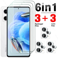 6To3 Protective Soft Hydrogel Film For Xiaomi Redmi Note 12 Pro Plus 5G Note12 Pro+ 12Pro Note12Pro Camera Lens Screen Protector