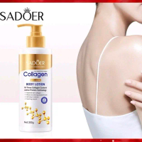SADOER Collagen Body Lotion 300g, Collagen Anti Aging Lotion, Collagen Cream, Collagen Moisturizing 