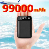 Mini Power Bank 99000mAh Super Fast Charger Portable External Battery Pack Digital Display Power bank For Xiaomi iPhone Samsung