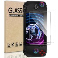 2pcs Handheld Console Screen Protector Game Accessories Explosion-proof Temperd Glass Arc Edge HD fo