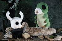 正版 Hollow Knight 空洞騎士 毛毛蟲 公仔 玩偶