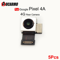 5Pcs/Lot Rear Camera For Google Pixel 4A 4G 5G Big Back Camera Flex Cable Replacement Parts