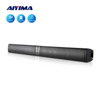 AIYIMA Portable Bluetooth Speaker Audio 40W Wireless Surround Soundbar TV Detachable Speaker Soundbar PC With TF FM USB Radio