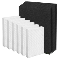HEPA Filter + Activated Carbon Filter Cotton HPA300 For Honeywell Air Purifier HPA300 Series HPA304,HPA300VP, HPA3300,HPA5300