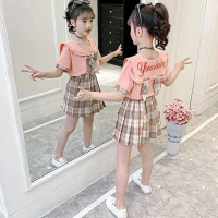 Bộ Đồ Mùa Hè Cho Bé Gái, Phong Cách Preppy, Hàng Mới Về 2024, Đồng Phục JK Trẻ Em Trung Bình Và Lớn,