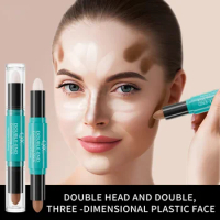Face Foundation Concealer Pen Contour Stick Nose Shadow Lasting Dark Circles Corrector Contour Concealers Stick Cosmetic Makeup