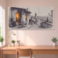 Hiasan Dinding Aesthetic Cafe Vintage MDF Premium Dekor Kamar Minimalis