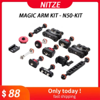 NITZE MAGIC ARM KIT - N50-KIT Nitze N50-KIT magic arm consists of nine kinds of interfaces and two extension bars
