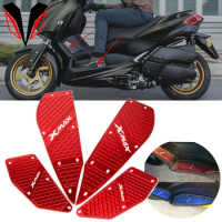 Motorcycle Footrest Foot Pads Pedal Plate Pedals For Yamaha XMAX 300 XMAX 250 2017 2018 2019 2020 Accessories
