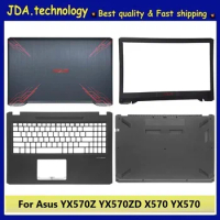 MEIARROW New/Org For Asus YX570 YX570Z YX570ZD X570 LCD back cover (Red Logo) / Front Bezel /Upper cover / Bottom case