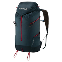 【【蘋果戶外】】mont-bell 1133323 BLBK 【30L / 395g】VERSALITE PACK 超輕量背包 30公升 30D抗撕裂表布 攻頂包 都市旅遊