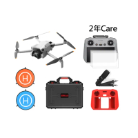 【DJI】Mini 4 Pro 暢飛套裝+2年CARE+氣密箱+停機坪+螢幕鋼化貼+遙控器保護套+背帶(公司貨 電池34分)