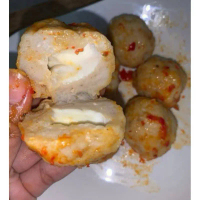 Baso sapi isi keju lumer Free Bumbu Baso basah  / Baso sapi isi tetelan sapi free bumbu basah