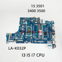 LA-K032P For dell inspiron 15 3501 vostro 3400 3500 laptop motherboard with I3-1115G4 I5-1135G7 i7-1165G7 CPU 100% Fully Tested