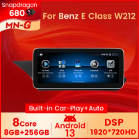 Car Radio GPS Navigation Screen for Mercedes Benz E Class W212 E200 E230 E260 E300 S212 Wireless CarPlay Auto Multimedia Player