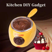 Cheese Chocolate Melting Pot Detachable Electric Fondue Maker Dissolving Diy Chocolate Hot Pot Tool For Chocolate Cheese