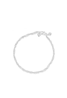 MJ Jewellery 925純銀 水波腳鏈 SK001 (3.30MM)