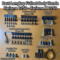 COD / Gratis Ongkir / Baut Lengkap Full Set Body Honda Karisma 125D / Baut Lengkap Fullset Bodi Hond