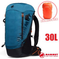 長毛象 新 Ducan 超輕量XD減震透氣登山健行背包 30L_藍寶石