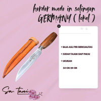 Pisau Herder Made in Solingen Germany Baja Asli Per Berkualitas Sudah Tajam Siap Pakai Ukuran 24 cm 