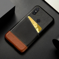 Luxury Leather Wallet Cover for Xiaomi Mi Max 3 and 2, Business Case for Xiaomi Mi Max 2 3 and Max2 Max3, Shell Bumper