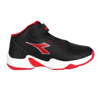 DIADORA 男大童專業籃球鞋-超寬楦-運動 童鞋 DA13067 黑紅銀