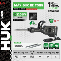 Máy đục bê tông (GEN 3) G3-HUK65 bằng điện chính hãng HUKAN Máy xây dựng giá sĩ