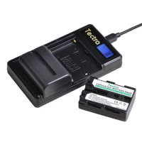 2X NP-FM500H NP FM500H FM500H Battery + LCD Dual USB Charger for Sony Alpha A58 A57 A65 A77 A99 A900 A700 A580 A560 A550 A850