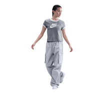 Nike Sportswear Women's Short-Sleeve Ringer T-Shirt - Grey