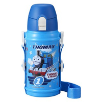 湯瑪士 小火車 按壓式 直飲 保溫瓶 水瓶 日貨 正版授權J00012344