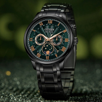 CITIZEN星辰 GENT S系列 亞洲限定 光動能月相腕錶 禮物推薦 畢業禮物 42mm/AP1055-87X