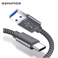 USB Type C USB Fast Charger Nylon Braided Cord for samsung S20 Ultra plus A51 A71 s8 s9 Plus lg HTC Moto Z Z2 play Nexus 6p 5X