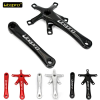 Litepro Crankset 170mm For Folding Bike Crank Arms For Bicycle Crankset Bmx Parts Aluminum Alloy Crankset Bike Parts