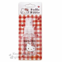 小禮堂 Hello Kitty 噴霧式空瓶《紅.愛心.大臉.格子》50ml.空罐.分裝瓶罐