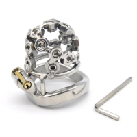 Stainless Steel Male Chastity Device Cock Cages Virginity Lock Chastity Belt Penis Ring Penis Lock,Cock Ring