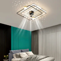 Living room decoration bedroom decor led Ceiling fans with lights remote control dining room Ceiling fan light indoor lighting