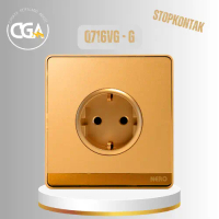 Nero Stop Kontak Decora Q716VG-GOLD