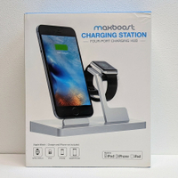 [全新拆封品現貨1組出清dd] Maxboost M-CS-4P-01-SLV 充電座 適 iPhone 7 Plus, Apple Watch 2 TB25