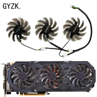 New For GIGABYTE GTX980 980ti G1 Gaming Graphics Card Replacement Fan PLD08010S12HH