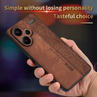 For Xiaomi Redmi Note 13 Pro Plus Чехол для back cover Skin Feel Shockproof Leather Case Soft Funda For Redmi Note 13 Pro Plus